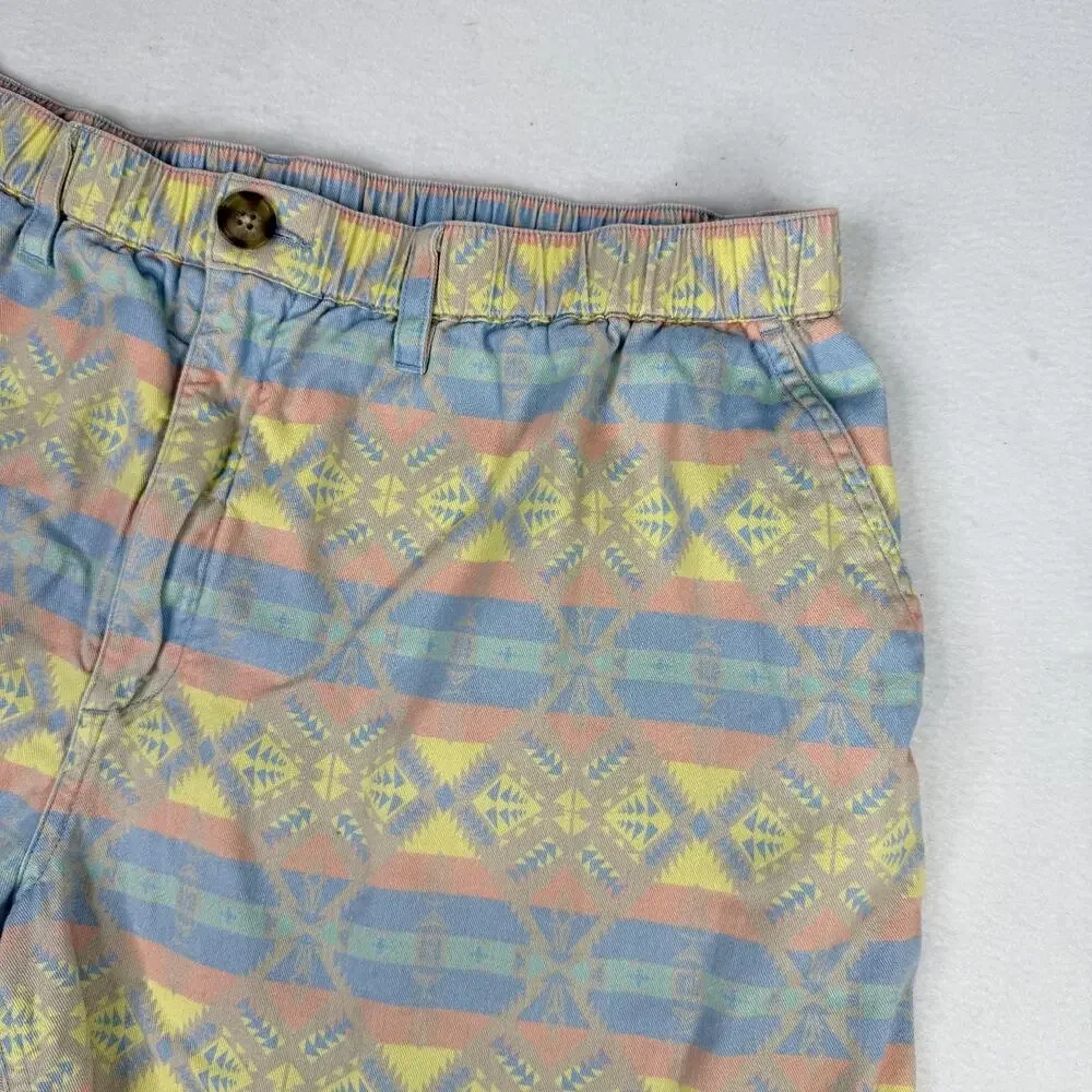 Chubbies Shorts Aztec Print Mens XXL Chino Cotton 5.5